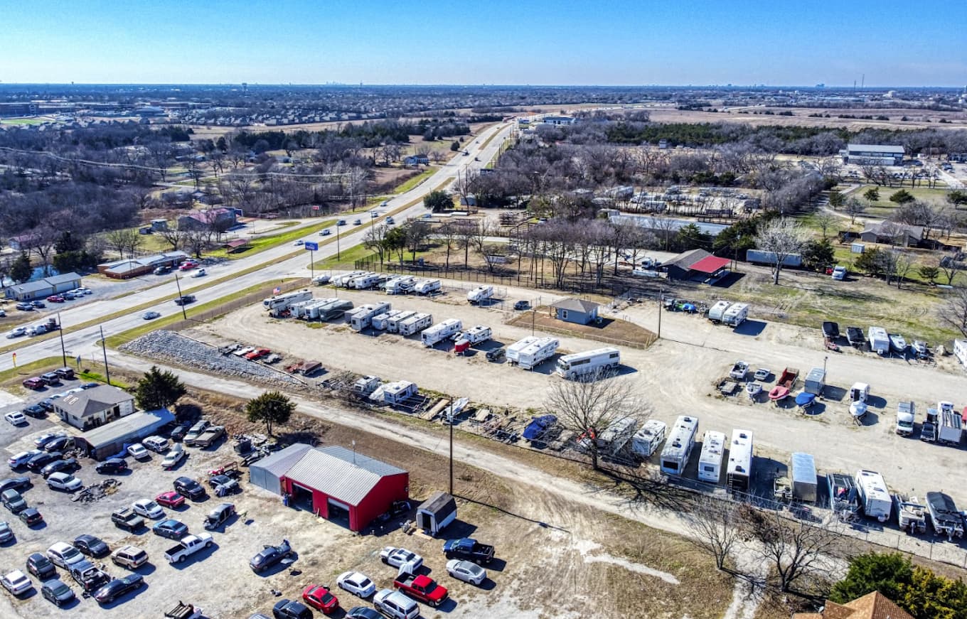 Secure truck parking facility in Trimble, Missouri